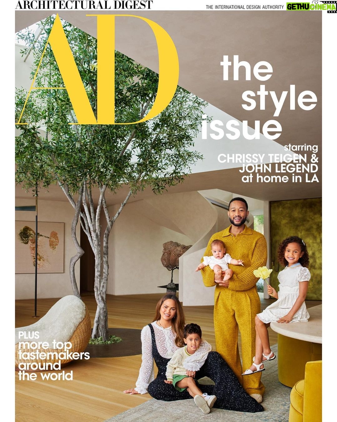 Chrissy Teigen Instagram - ARCHITECTURAL DIGEST - so proud and honored to be their first GLOBAL cover for September!! Thank you for letting us live in your beautiful creation, @jakearnold. Thank you, thank you @archdigest Photography: @yoshihiromakino Styling: @amykchin Design: @jakearnold Writer: @mayer.rus
@ad_italia
@ad_germany
@ad_magazine
@ad_spain
@admexico
@archdigestindia