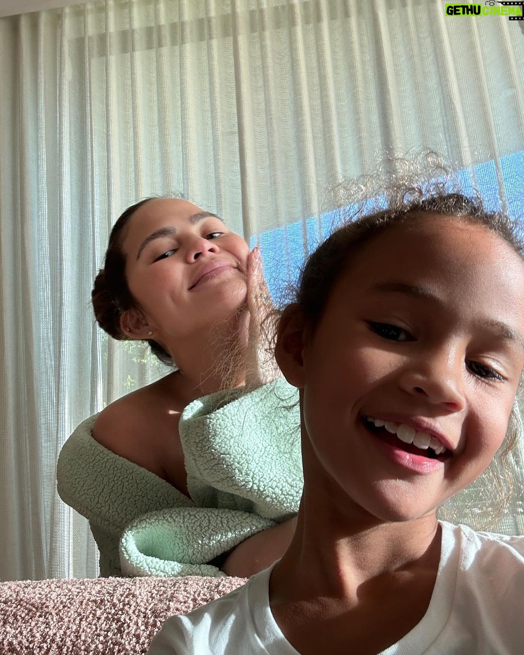 Chrissy Teigen Instagram - it’s PISTACHIO launch day over at @cravingsbychrissyteigen but here at the house it is a **LIFESTYLE** - shop our COVETED (seriously, if you have one of the other colors, you already know!!) teddy robe in pistachio, or our pocketed snacking blanket TOOOOODAY!!!!