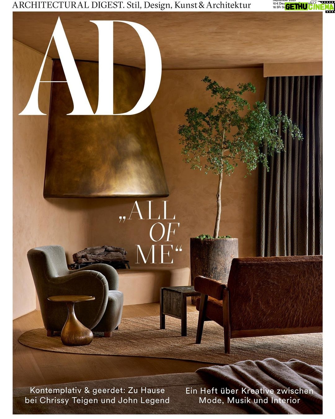 Chrissy Teigen Instagram - ARCHITECTURAL DIGEST - so proud and honored to be their first GLOBAL cover for September!! Thank you for letting us live in your beautiful creation, @jakearnold. Thank you, thank you @archdigest Photography: @yoshihiromakino Styling: @amykchin Design: @jakearnold Writer: @mayer.rus
@ad_italia
@ad_germany
@ad_magazine
@ad_spain
@admexico
@archdigestindia