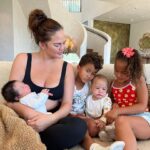 Chrissy Teigen Instagram - “one with all my babies” never works 😭