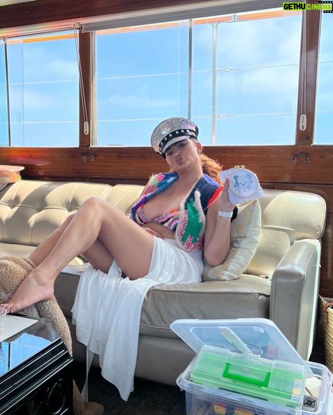 Chrissy Teigen Instagram - a day at sea with team @cravingsbychrissyteigen!!