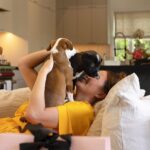 Chrissy Teigen Instagram - day date with my big boy, petey! the beauties (and many more!) on my last two slides are up for adoption from wonderful @wagsandwalks rescue!!