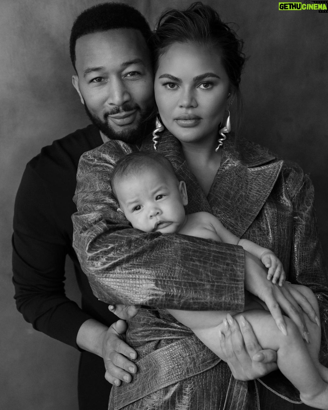 Chrissy Teigen Instagram - @tal_abudi was finally in town from Tel Aviv!! We love you, tal!! Hair: @rikkigash / Makeup: @krisstudden / Styling: @alanavanderaa 💗💗💗 if I really try, I still got it lol