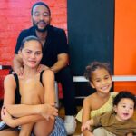 Chrissy Teigen Instagram - basketball season >>>>>>>>>>>>> !!! indoors, benches, nonstop action, and most importantly, indoors