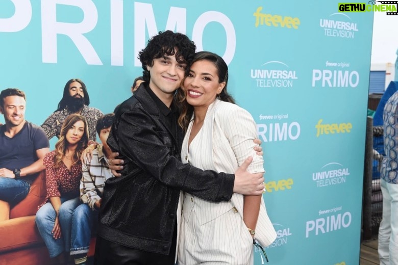 Christina Vidal Instagram - About last night… a dream come true! I thank God! Last nights PRIMO after dark premier at Santa Monica pier was a hit! It was so wonderful getting to catch up with my super talented cast mates and getting to talk about this fantastic show with all the press. We missed our writers and our executive producers, who are the driving force and foundation of this beautiful show. But we understand and We support them! A big thank you to our leader and captain and number one supporter @shea.serrano for this opportunity, and trusting us to play these roles! thank you Mike shur, Morgan Sackett and David Miner; as well as @lisamusebryant @mightypeter and @carlahoolcasting for giving me this opportunity! Thank you @amazonfreevee @yoliguillen and @nbcuniversal for all your support of our little show 🫶🏽 I had a blast working on the show and am honored to have done so. I sincerely hope you all enjoy watching it as much as we enjoyed making it for you. :) #PRIMO #amazonfreevee Glam Squad: Hair: @stephrives Makeup: @bryanmendez Styling: @saraborgesestyling Suit: @tedbaker