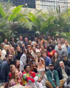 Christina Vidal Instagram - What fun seeing these beauties today. Last pic: “Where’s Waldo?” 🙈 #nbcuniversalemmyluncheon #press #Primofreevee