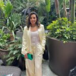 Christina Vidal Instagram - Really enjoyed this look today! #Primo #amazonfreevee #pressday #NBCUniversalemmyluncheon Hair: @jeremytardo Makeup: @mcdcoria Styling: @saraborgesestyling Outfit: @loveshackfancy Shoes: @kennethcole Clutch: @tylerellisofficial Earrings: @nadrijewelry Rings: @maisonmiru Necklaces & bracelets: @lili_claspe