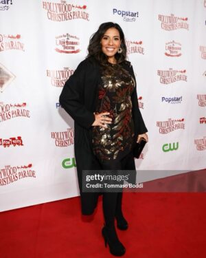Christina Vidal Instagram - Such a fun night at the Hollywood Holiday parade ! 
Thanks for having us! 

Don’t forget to watch  #PRIMO on @amazonfreevee 

Hair: @ejhagen 
Makeup: @glambynatalie 
Styling: @jennaunderwood__