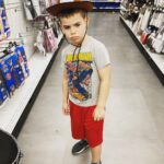 Christopher Lindsey Instagram – My man went from #Sadcowboytroy to #happycowboytroy to defender  of the universe. #Troytuesdays #Stronghold #family #dadlife #love @marinashafir