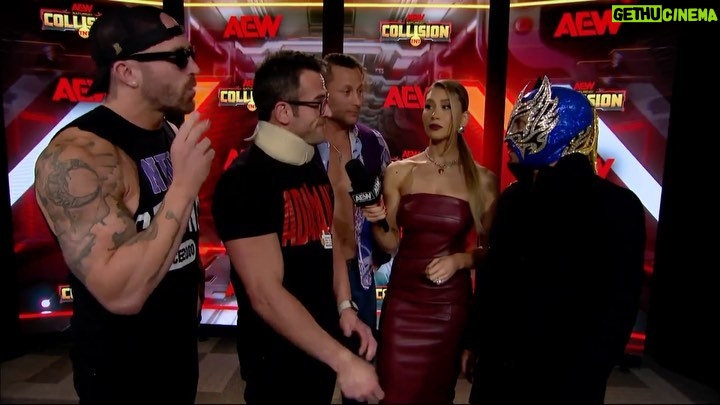 Christopher Lindsey Instagram - Roderick Strong and The Kingdom take issue with Kommander after his huge night at #ROHFinalBattle Watch #AEWCollision #WinterIsComing LIVE on TNT! @Komandercrguevara | @RoderickStrong | @therealmichaelbennett | @thematttaven