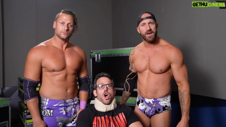 Christopher Lindsey Instagram - After the #AEWCollision miracle that was witnessed tonight, #TheKingdom & Roderick Strong have another PSA! Watch Saturday Night #AEWCollision LIVE on @tntdrama 8pm ET/7pm CT @therealmichaelbennett | @roderickstrong | @thematttaven
