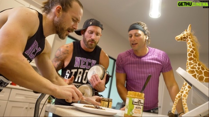 Christopher Lindsey Instagram - Adam “The PB&J Master” Cole finally speaks his mind while at the humble abode of Roderick Strong. Watch #AEWDynamite LIVE on TBS! @adamcolepro | @roderickstrong | @therealmichaelbennett | @thematttaven