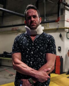 Christopher Lindsey Instagram - Disgruntled, disrespected and disappointed. #Endofheartache #Messiahofthebackbreaker #aew 📸 @ryanloco