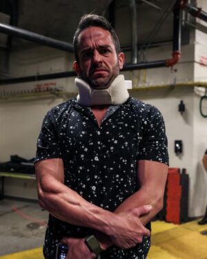 Christopher Lindsey Instagram - Disgruntled, disrespected and disappointed. #Endofheartache #Messiahofthebackbreaker #aew 

📸 @ryanloco