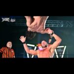 Christopher Lindsey Instagram - Punishing finishing sequence from The Messiah @roderickstrong vs @speedballbailey 🤼 7.1.23 🗓️ Clive, IA📍 Horizon Events Center 📌 #CageOfHorrors 😱 @pwrevolver x #TussleMania 📽️