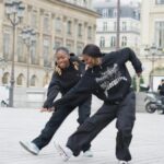 Ciara Instagram - My mission is to make the World Dance! @badgyalcassiee & @gwendo_authentic shining in the streets of Paris! Beautiful African Queens🫶🏽🇿🇦 #Dance