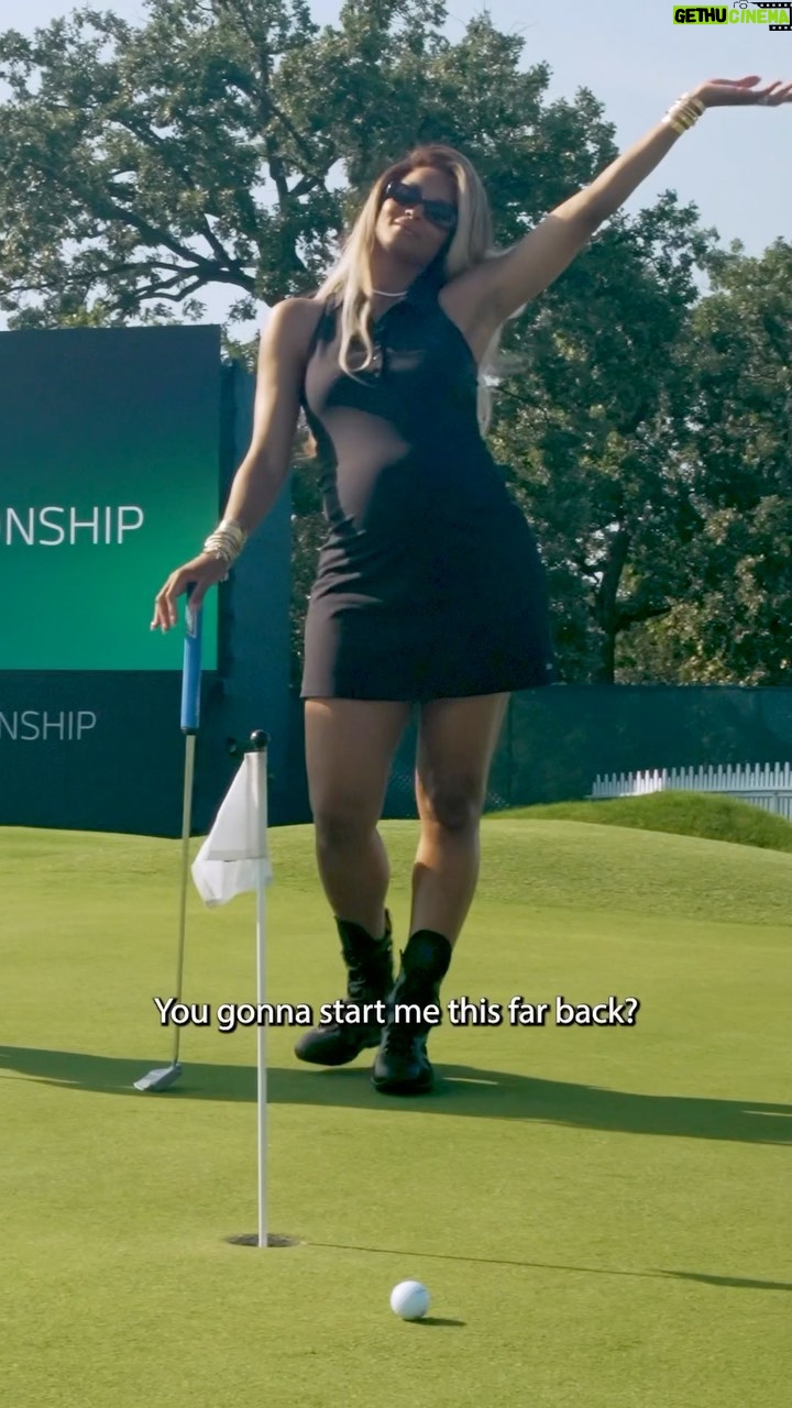 Ciara Instagram - Tee time with CiCi! @ciara arrived at @bmwchamps for a day full of power drives and precision putts. She hit the green with @blackgirlsgolf for a lesson that helped hone her short game before hanging with the fans and the #BMWXM. Golf claps all around πππ #BMWPartner