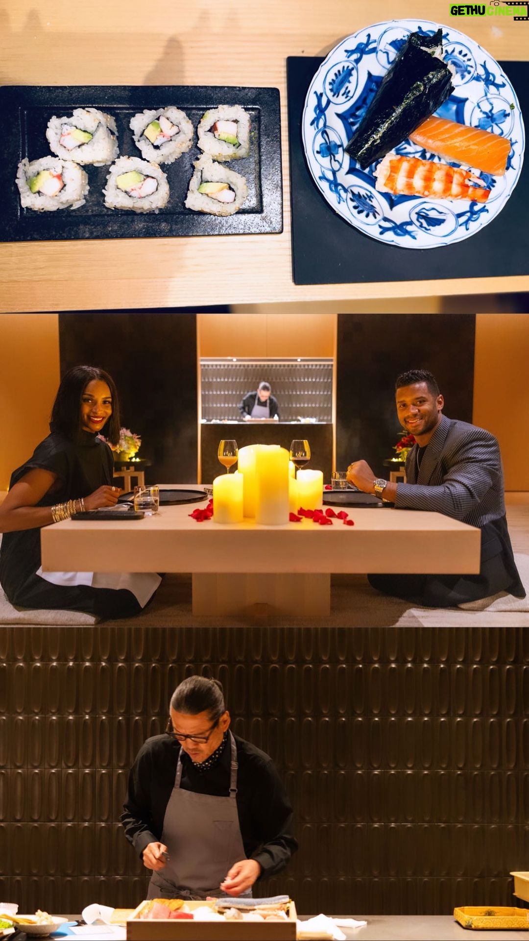 Ciara Instagram - You surprise me in so many different ways…1st,Japan..Now w/ @chef_morimoto all the way from Jakarta to Kyoto. 🤗 My soul is fed. Thanks Chef for making our anniversary night so special. Truly grateful ❤️