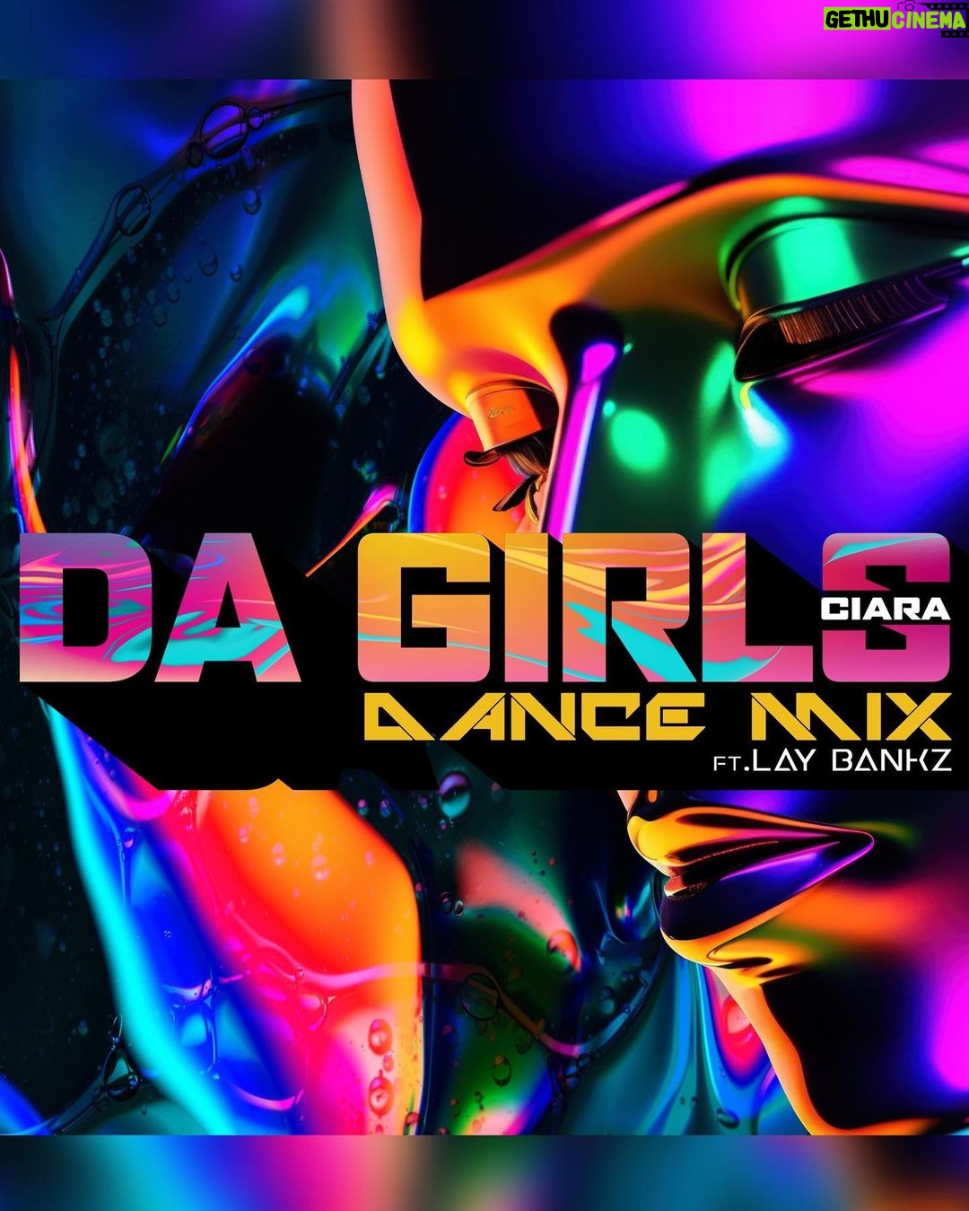 Ciara Instagram - I made this for all Da Girls around the world! Shout out to the amazing artists that have joined me on this journey! Da Girls Collection OUT NOW On all platforms! Dance Mix ft @LayBankz R&B Slow Mix ft @DerrickMilano Da Girls Mix ft @Lola.Brooke & @LadyLondon 🫶🏽 Ya’ll!!