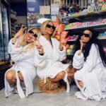 Ciara Instagram - The best way to hit up the gas station with your girls:) 🍭🤟🏽😎 #DaGirls