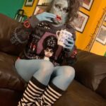 Cig Neutron Instagram – Thoughts on #vegan pizza. #auggy #sfxmakeup @cigneutron. @bizarroaugogo #cosplay