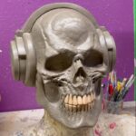 Cig Neutron Instagram - That time I had the delightful honor of sculpting the reaper mask for @lvcrftofficial I absolutely adore everything they do and this project was so fun for me #reaper #lvcrft #halloween #sculpture #sculpting #timelapse #art #skull #skeleton