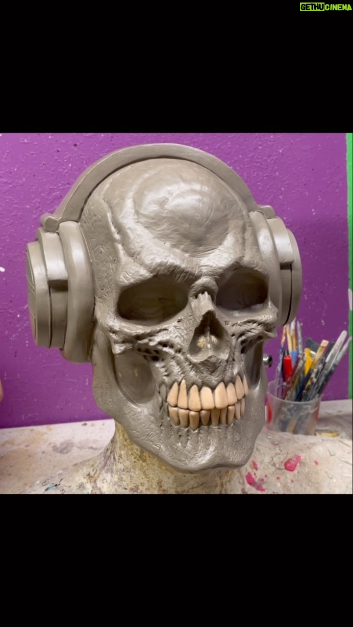 Cig Neutron - 493 Likes - That time I had the delightful honor of sculpting the reaper mask for @lvcrftofficial I absolutely adore everything they do and this project was so fun for me #reaper #lvcrft #halloween #sculpture #sculpting #timelapse #art #skull #skeleton