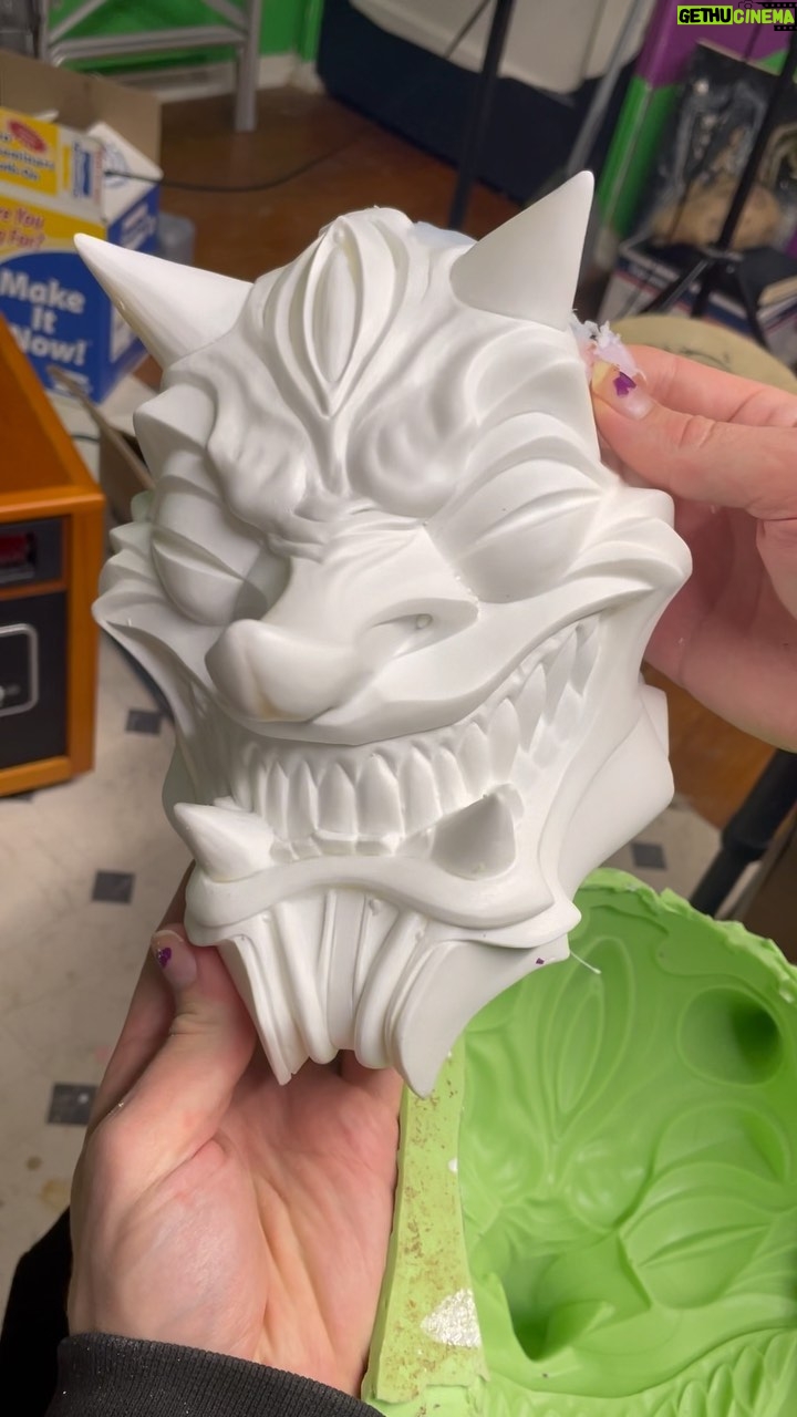 Cig Neutron - 739 Likes - Demolding #asmr My Daemon mask is still available! I’m offering blank white copies for you to paint and customize and then send me photos so I can feature them! Grab yours at the link in my bio. #oddlysatisfying #oddlysatisfyingvideo #sound #asmrcommunity #asmrsounds #asmrvideo #demolding #demoldingvideo #demoldingresin
