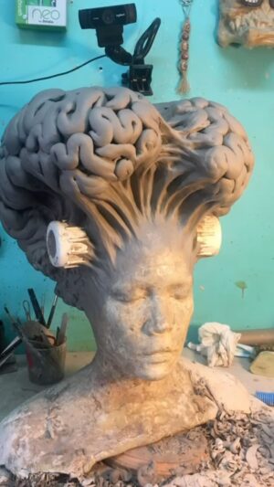 Cig Neutron Instagram - Mutha #motherbrain #sfx by @cigneutron🥇. So much funny running around as a giant nutsack. #cosplay 2018