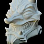 Cig Neutron Instagram – My Daemon mask is now available! Right now I’m offering blank castings that are meant to be painted and customized by the purchaser. The masks are cast in resin and can be modified to be worn as well as displayed. Grab yours at the link in bio. I’ll be compiling and showcasing all the variations people come up with so if you customize one be sure to send me photos! #mask #sculpture #demon #daemon #yokai #oni #tengu