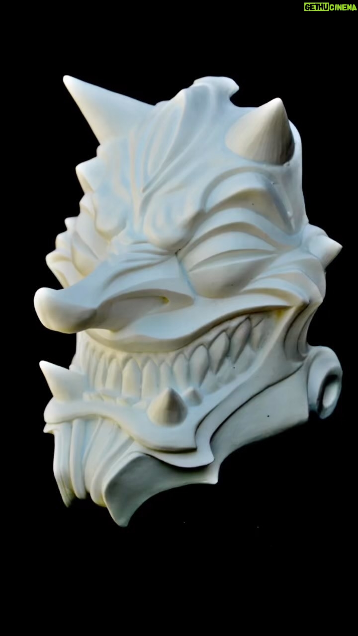 Cig Neutron Instagram - My Daemon mask is now available! Right now I’m offering blank castings that are meant to be painted and customized by the purchaser. The masks are cast in resin and can be modified to be worn as well as displayed. Grab yours at the link in bio. I’ll be compiling and showcasing all the variations people come up with so if you customize one be sure to send me photos! #mask #sculpture #demon #daemon #yokai #oni #tengu