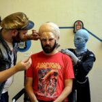 Cig Neutron Instagram - A long time ago @rannieaugogo and I making up @alexpardee using @rbfx appliances. Rannie’s makeup by me. #spfx #alien #makeup #makeupfx #makeupartist #ghost