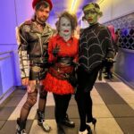 Cig Neutron Instagram - Love this photo of us, #Auggy @rannieaugogo @fagenstein and myself after the @bouletbrothersdragula show at the novo. My legendary jacket by @battle.jacket.bill #dragula #bouletbrothers #drag #dragshow