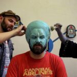 Cig Neutron Instagram – A long time ago @rannieaugogo and I making up @alexpardee using @rbfx appliances. Rannie’s makeup by me. #spfx #alien #makeup #makeupfx #makeupartist #ghost