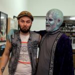 Cig Neutron Instagram - A long time ago @rannieaugogo and I making up @alexpardee using @rbfx appliances. Rannie’s makeup by me. #spfx #alien #makeup #makeupfx #makeupartist #ghost