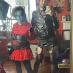 Cig Neutron Instagram - My pal Auggy @rannieaugogo and I Had the honor of seeing the @bouletbrothers perform with the cast of @bouletbrothersdragula last night. It was such an incredible show. I finally got to rock my legendary magiqkal jacket I commissioned from @battle.jacket.bill seriously ya’ll check out Bill’s work, an absolute master artisan. This jacket has so much soul and magiqk put into it. And I highly recommend getting one from Bill. #dragula #bouletbrothers #battlejacket #battlejackets #occult #chaos #order #esoteric