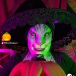 Cig Neutron Instagram – #goddessmeowmeow #halloween #sfxmakeup by @cigneutron for @bizarroaugogo