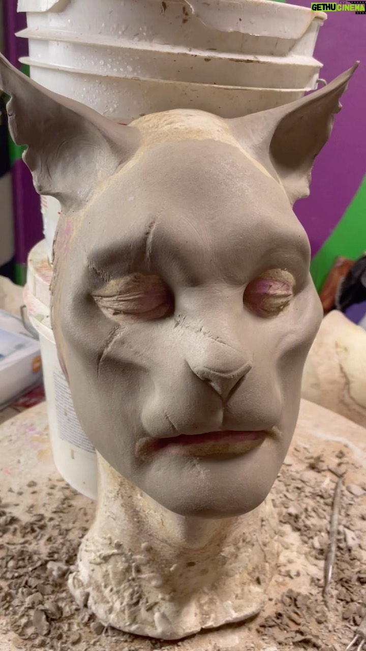 Cig Neutron Instagram - Finishing up Beat Da Pussy for my @bizarroaugogo Bish Katz musical. I’m beyond excited about this one. #cats #halloween #halloweenmakeup #makeup #fx #fxmakeup #costume