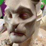 Cig Neutron Instagram – Started sculpting Beat Da P🙀sy cat rapper,  known as Da P🙀sy for @bizarroaugogo still a wip, this will be my homage to cats the musical but done the right way with actual people in prosthetics. So many Bish Katz on the way. #bizarroaugogo #makeup #halloween #cat #catsofinstagram #feline #fxmakeup #makeupfx #timelapse