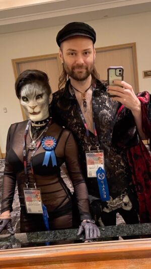 Cig Neutron Instagram - Had such an incredible day at @theofficialdomcon Meow Meow @rannieaugogo and I took best in show at the Pet Play awards hosted by @officialporcelainmidnight What a total honor!! It was so much fun to be around such wonderful people and be a part of such a fun event. After the pet play contest we caught an amazing class and Live Demo by @damianachiphd so insightful, I highly recommend Mistress Damiana’s podcast Lightworkers who play in the dark. This being my second year at #domconla I’m always so inspired by such an incredible event. I have such an admiration and respect for the art of Fem Dom. My only regret is we didn’t stay for the ponies (we were hungry) the pony peeps were bringin 🔥 #domcon