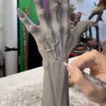 Cig Neutron Instagram - Makin some gnarly hands for @vonsutra I sure do love me some gnar gnar hands. #sculpture #sculpting #timelapse #art #specialfx #makeupfx #fx #fxmakeup