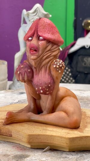 Cig Neutron Instagram - D*ck pixies go on sale tomorrow!!! Keep a lookout for the announcement! If you order in the next few days I’ll be able to get it to ya in time for Valentine’s Day. Dixies are creatures in our upcoming @bizarroaugogo feature film! #sculpture #art #fantasy #pixie #fairy #mushroom #fungus #bizarroaugogo