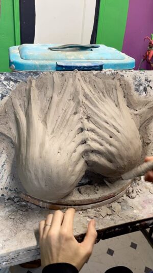Cig Neutron Instagram - Todays live stream progress of sculpting the D*ck Pixie chesticles for our upcoming @bizarroaugogo movie pitch. #bizarroaugogo #sculpture #sculpting #art #sculpt #fairy #pixie #fae #makeupfx #fx #fxmakeup