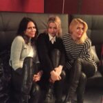 Claire Danes Instagram - Leather laaaaaadies 💋, @amylandecker @juliacchan! #webetrippling #sundance2018