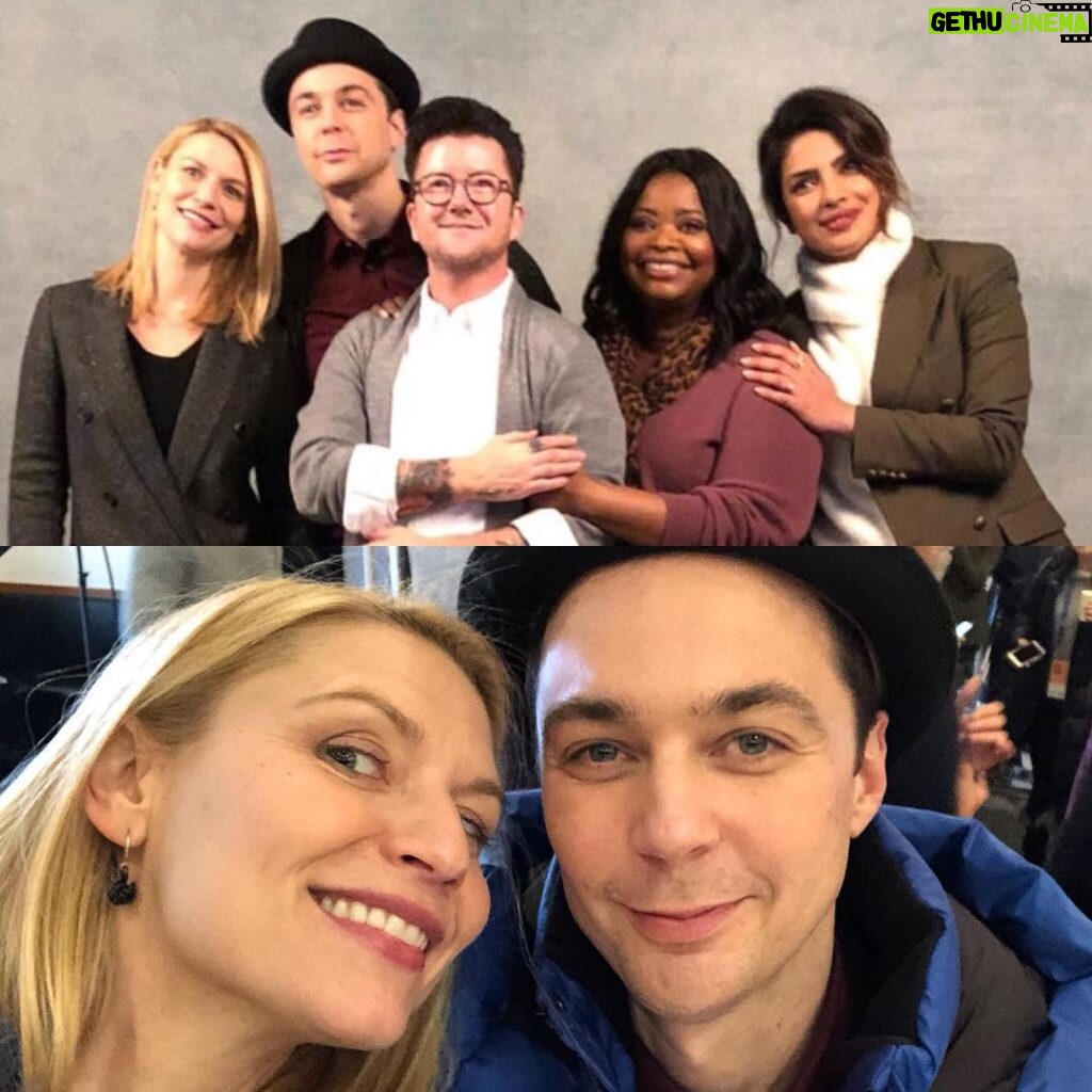 Claire Danes Instagram - Our fam took our lil movie “A Kid Like Jake” to the park - or, Park City? Love this brilliant gang. Can’t wait to share with you all when AKLJ finds it’s way to screens beyond the slopes. @therealjimparsons @silash @octaviaspencer @priyankachopra #akidlikejake #sundancefilmfestival #sundance2018