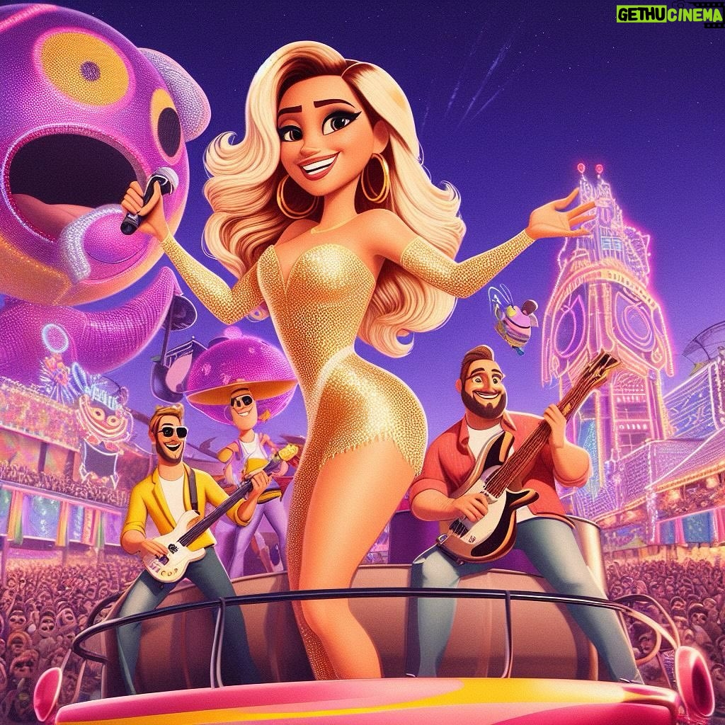 Claudia Leitte Instagram - Entrando na trend também.. Apresento a vocês a Claudinha segundo a inteligência artificial 🥰😂 Acharam parecida? #Disney #Pixar