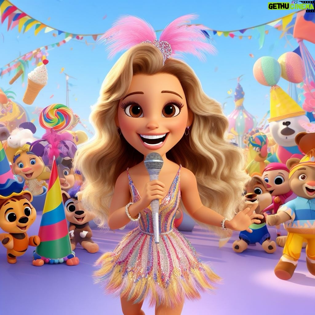Claudia Leitte Instagram - Entrando na trend também.. Apresento a vocês a Claudinha segundo a inteligência artificial 🥰😂 Acharam parecida? #Disney #Pixar