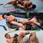Claudio Puelles Instagram – Claudio Puelles has 3️⃣ kneebar submissions in 6️⃣ UFC fights 🤯 #UFCVegas52