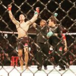 Claudio Puelles Instagram - 🗓️ Flashback Friday ¿Recuerdan esa noche? 👀 ¿Estuviste ahí? Cuéntame cómo lo viviste 🤙🏽 . . . . . 📸 @kotecruz11 / Mayo 19, 2018 #PrinceOfPeru #ClaudioPuelles #UFC #ArribaPeru #fbf #lutalivre #mma #kneebar #hhm Movistar Arena