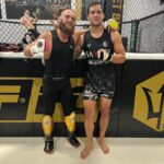 Claudio Puelles Instagram - Buenos rounds con @rafael_ataman_fiziev. Ayudandolo para su main event en setiembre 💪🏼✅ Kill Cliff FC